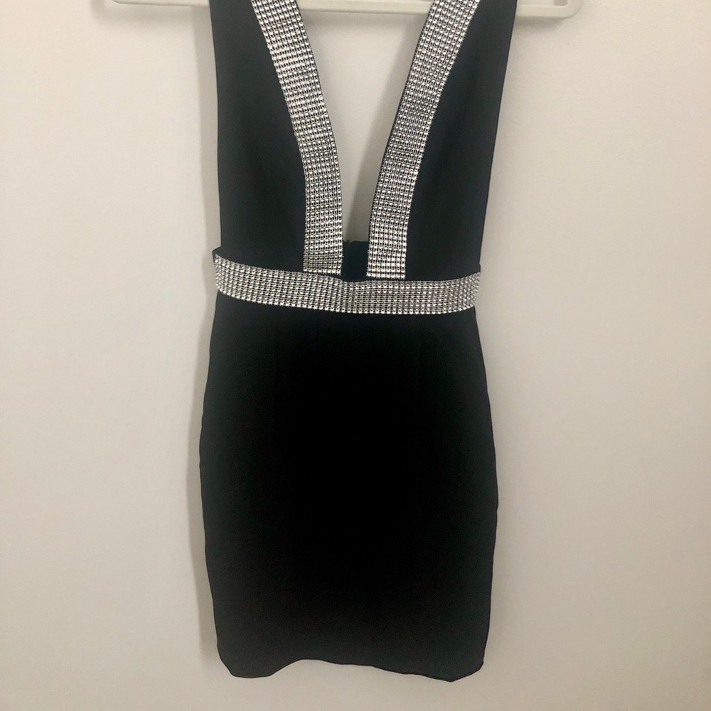 Julieta Rhinestone Choker Dress-XXS SOLD OUT - Picture 5 of 6